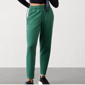 athleta unstoppable pant green full length size small NWT